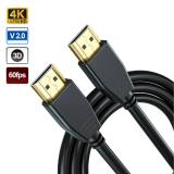Cable HDMI 1.5m NETMAK (4K, 3D, v2.0, 60fps)