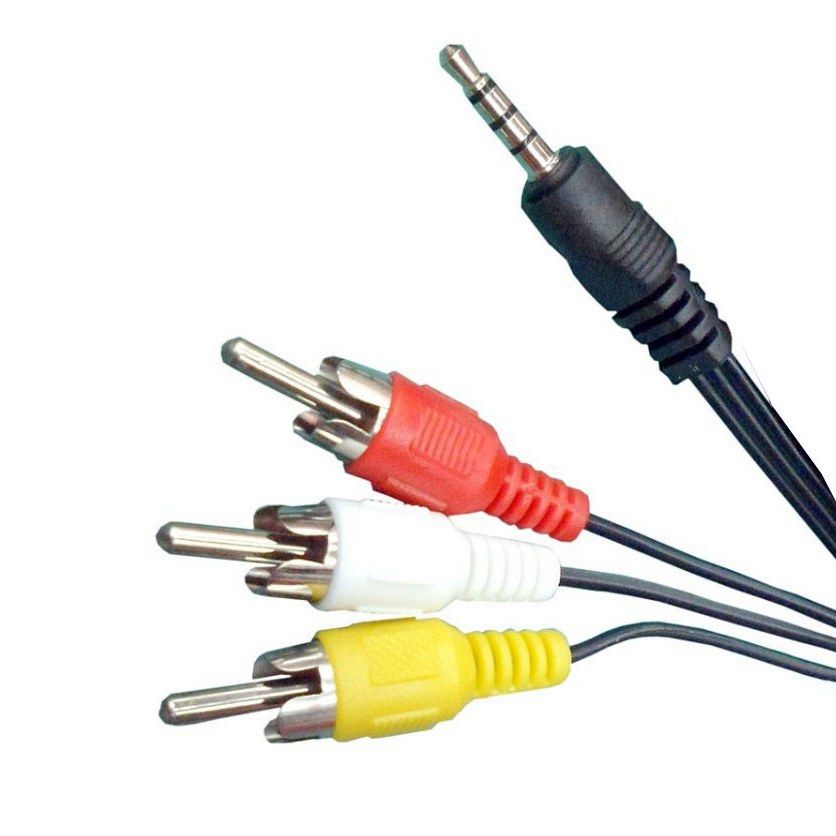 Cable Plug TRRS a 3 RCA