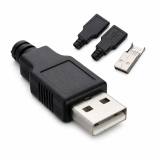 Conector USB Macho Tipo-A para Armar y soldar, foto 2