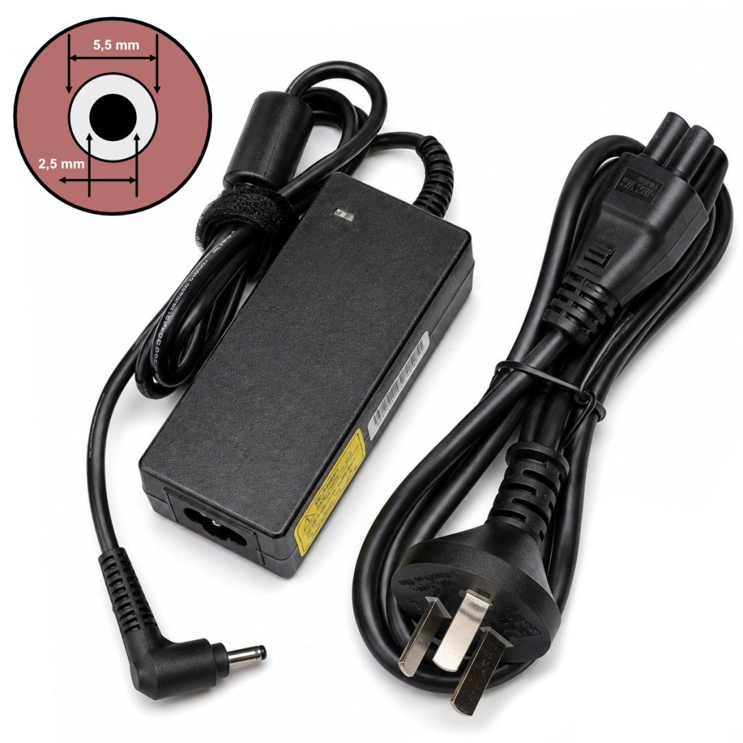 Fuente 20V 3.25A (5525 - Probattery)