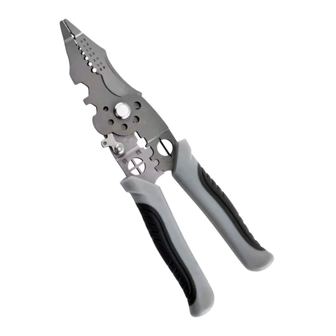 Herramientas. Pinza Pela Cable 21cm (gris en bolsa)